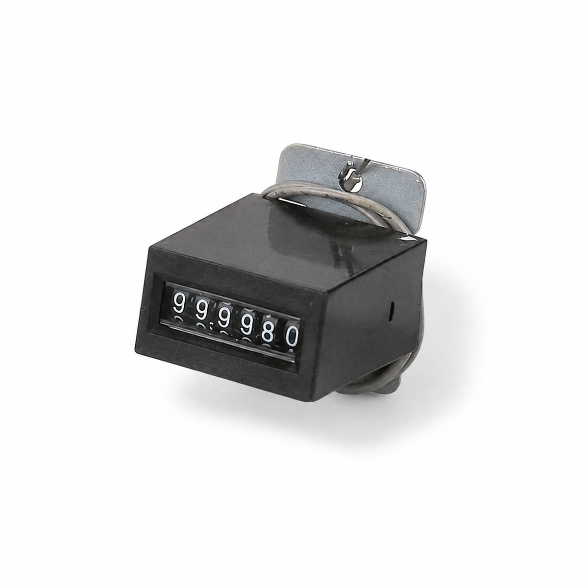 6-Digit Electromechanical Counter — 5V or 12V DC
